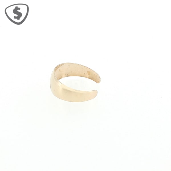9ct Yellow Gold Silhouette Toe Ring