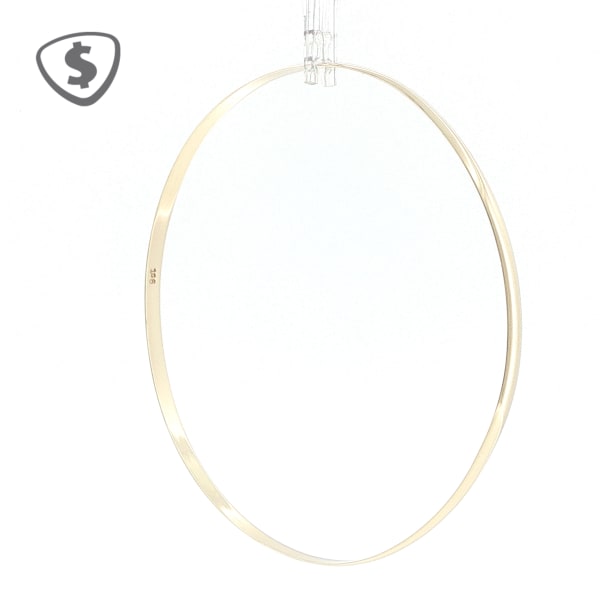 9ct Yellow Gold Classic 3mm Thin Bangle
