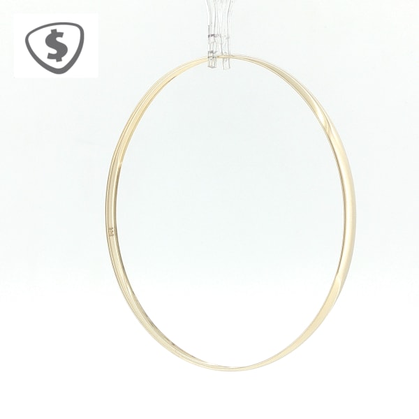 Classic 9ct Yellow Gold Polished 4mm Bangle