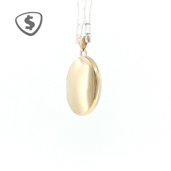 9ct Yellow Gold Oval Locket