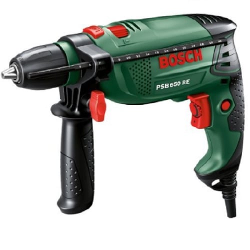 PreOwned Bosch Green 650w Compact Hammer Drill (Psb 650 Re) Cash