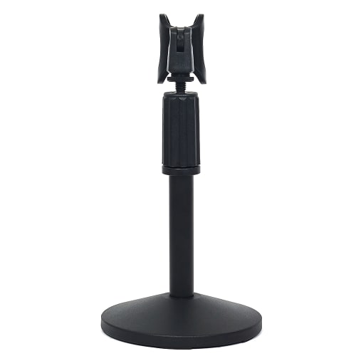 Black Table Top Microphone Stand Cash Crusaders