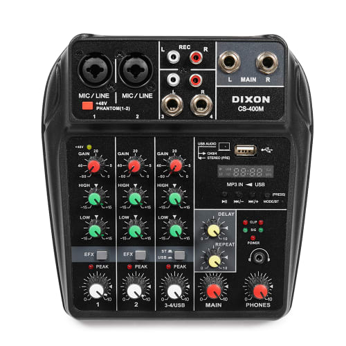 Dixon 4Channel Mixing Console Cash Crusaders