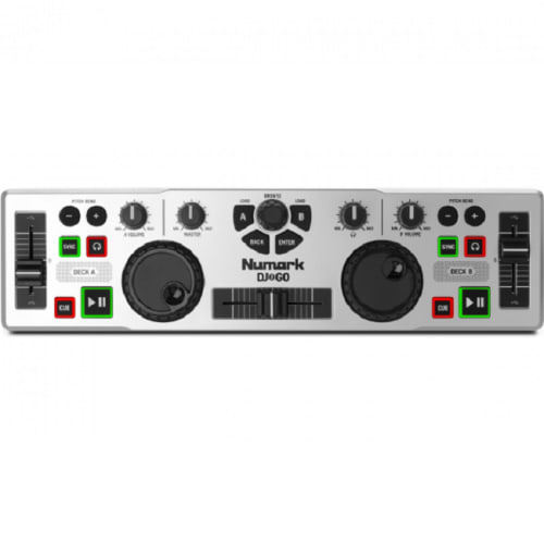 Pre Owned Numark Silver 2ch Dj Mixer Controller Dj2go Cash Crusaders