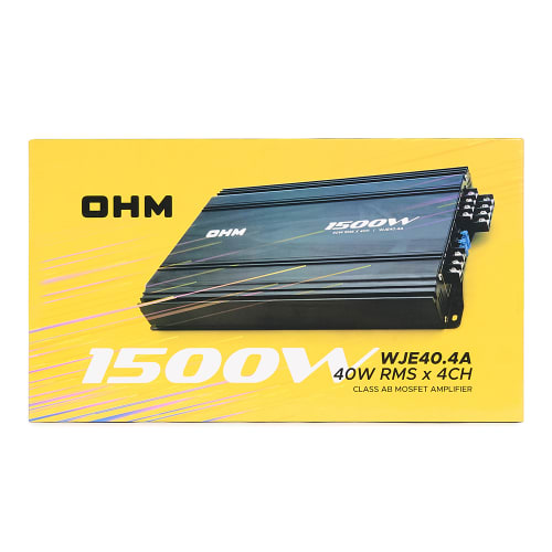 Ohm 1500w Car Audio Amplifier Cash Crusaders