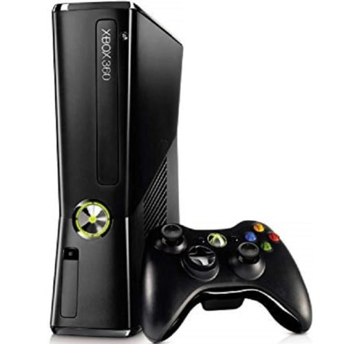 PreOwned Microsoft Black Xbox 360 Slim (500gb) Cash Crusaders