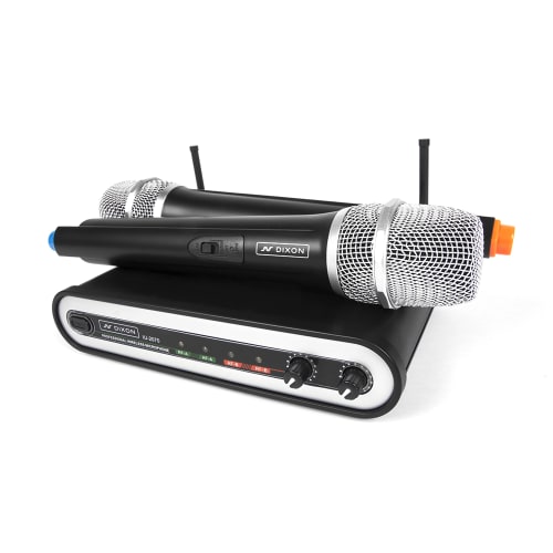 Dixon Uhf Professional Wireless Handheld Microphone Set Shop Now