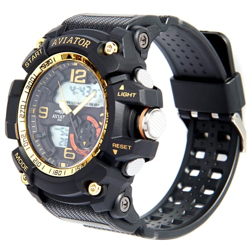 Aviator Digital Sports Watch Cash Crusaders