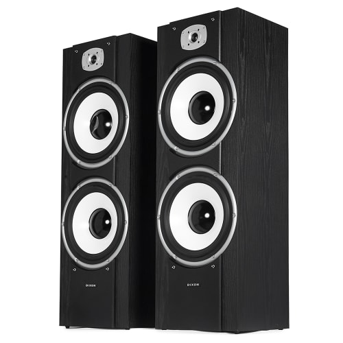 Dixon Dual 12” Home Theatre Stereo Tower Speakers Cash Crusaders