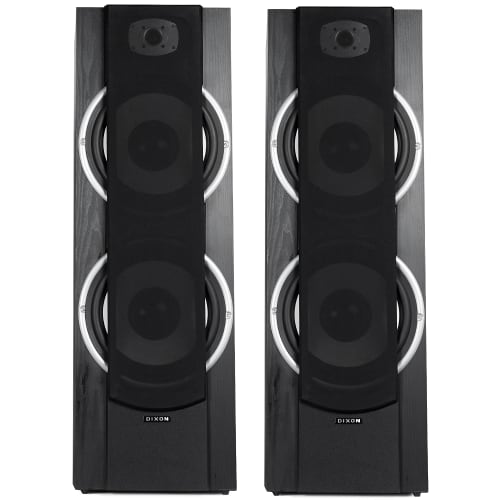 Dixon Dual 12” Home Theatre Stereo Tower Speakers Cash Crusaders