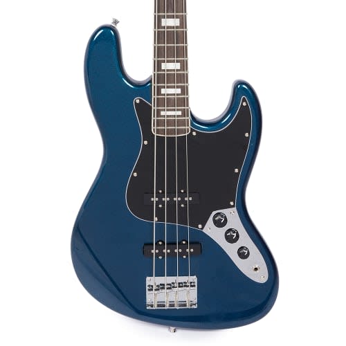 PreOwned Sanchez Blue 4 String Electric Bass Guitar (SzbJJ) Cash