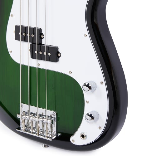 PreOwned Sanchez Green 4 String Electric Bass Guitar (SzbPb) Cash