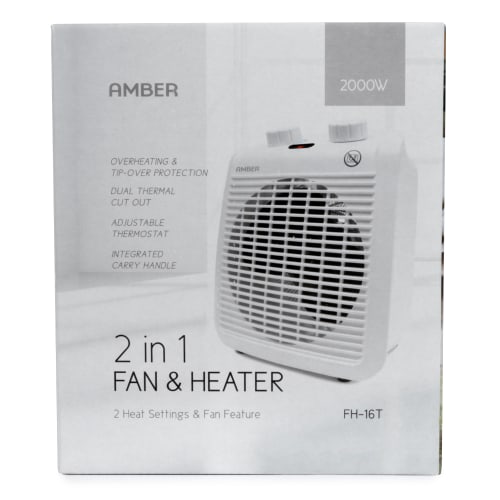 Amber 2In1 Fan & Heater Shop Now