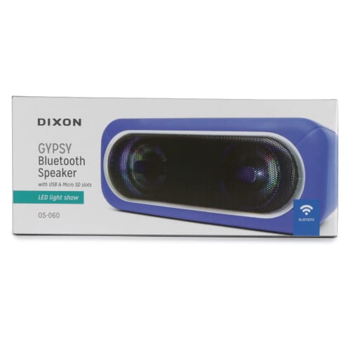Dixon Gypsy Bluetooth Speaker With Usb & Micro Sd Slots Cash Crusaders