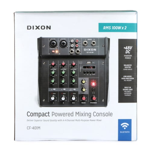 Dixon Compact Powered Mixing Console Cash Crusaders
