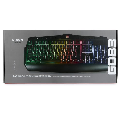 Dixon Rgb Backlit Gaming Keyboard With Integrated Palm Rest Shop Now