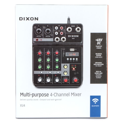 Dixon MultiPurpose 4Channel Mixer Shop Now