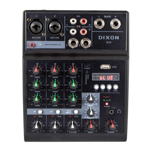Dixon MultiPurpose 4Channel Mixer Shop Now