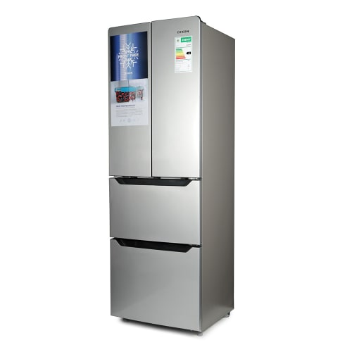 Dixon 296l 4Door FrenchDoor Fridge & FrostFree Freezer Shop Now