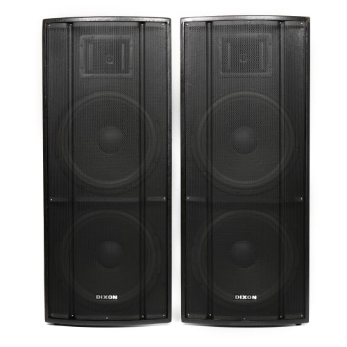 Dixon Dual 15" Pa Speaker System (Pair) Shop Now