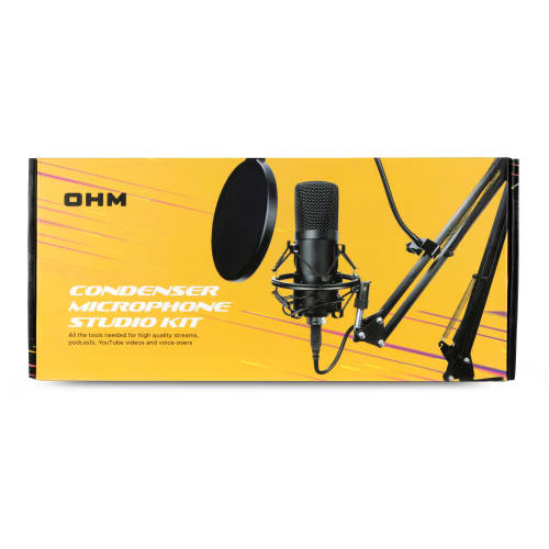 Ohm Condenser Microphone Studio Kit Cash Crusaders