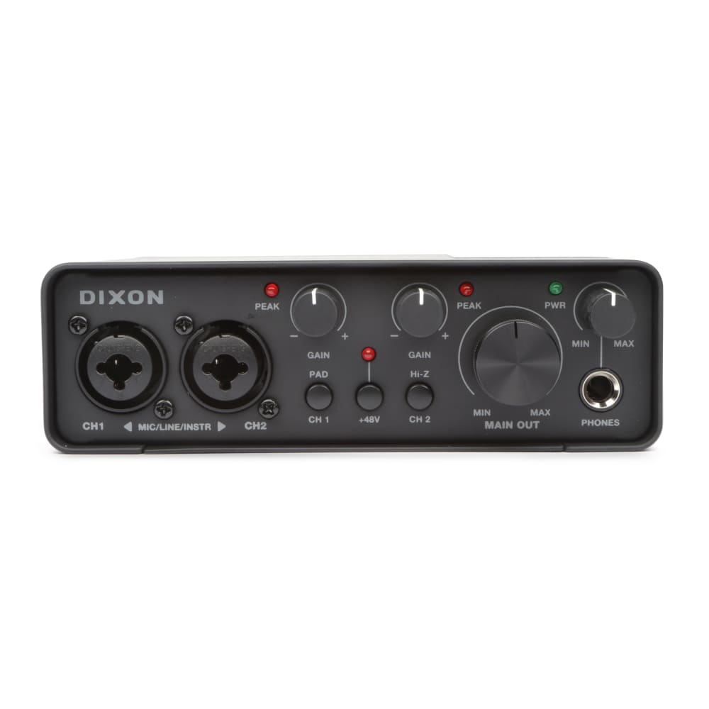 Amplifiers & Processors Dixon 2channel USB Audio Interface was