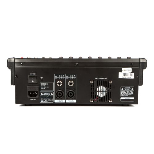 Cash Crusaders New Goods Dixon 8 Channel Powered Mixer With Bluetooth