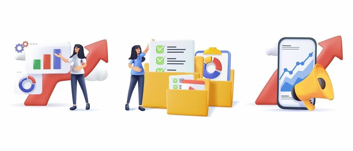 Financial report use cases | Red Vector | Shutterstock