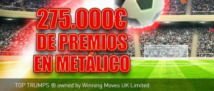 El casino Sportium repartirá 275.000€ a sus jugadores de tragaperras online