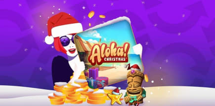 Cashback en PartyCasino jugando a Aloha! Christmas