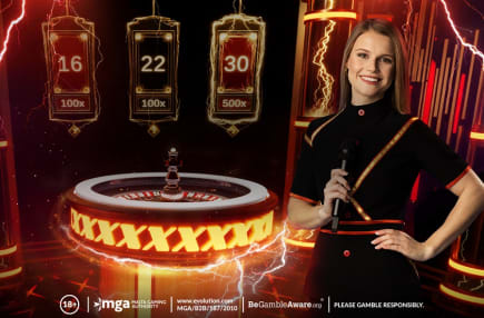 Evolution lanza su nueva XXXtreme Lightning Roulette