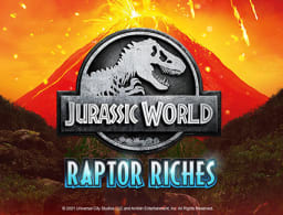 jurassic-world-raptor-riches logo