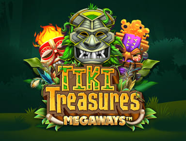 tiki-treasures-megaways logo
