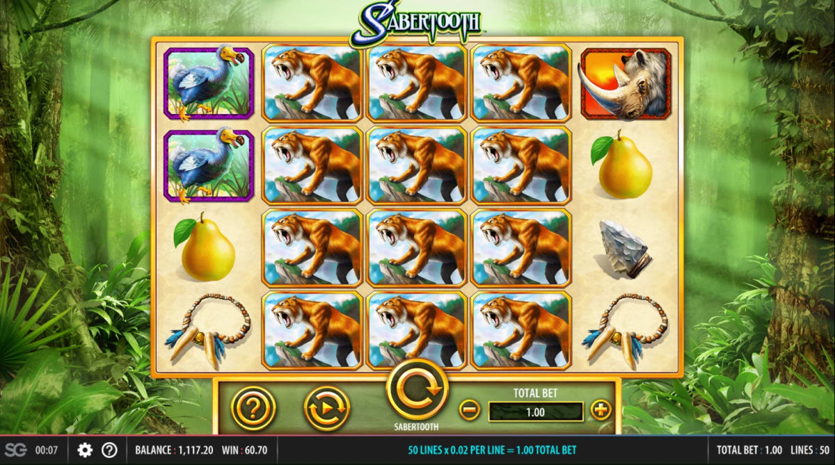 SABRETOOTH SLOTS NOT ON GAMSTOP