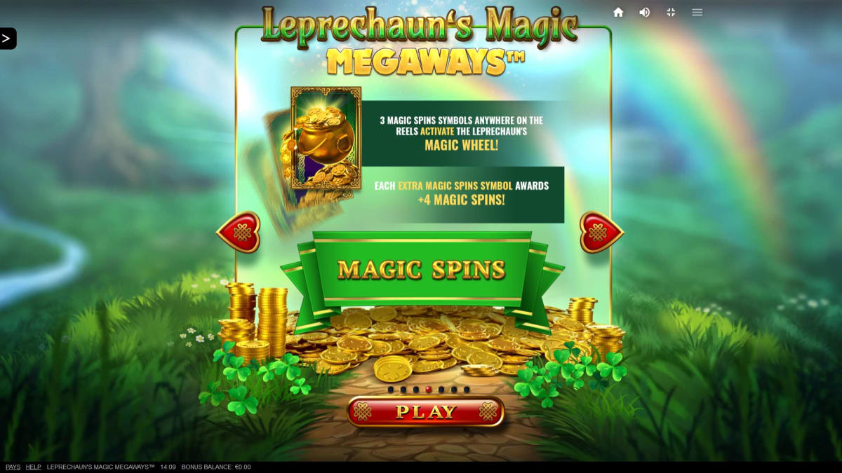 Leprechaun Magic Megaways slot by Red Tiger win up to 20000x