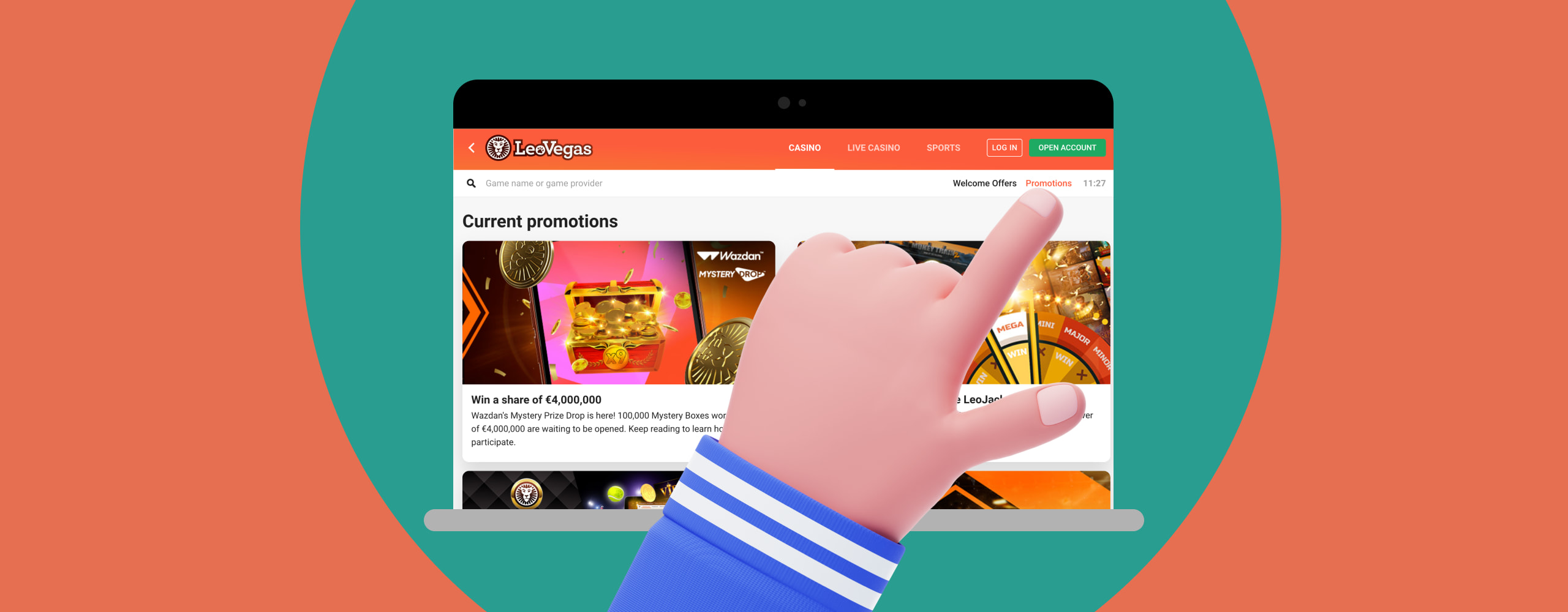 Promotions page