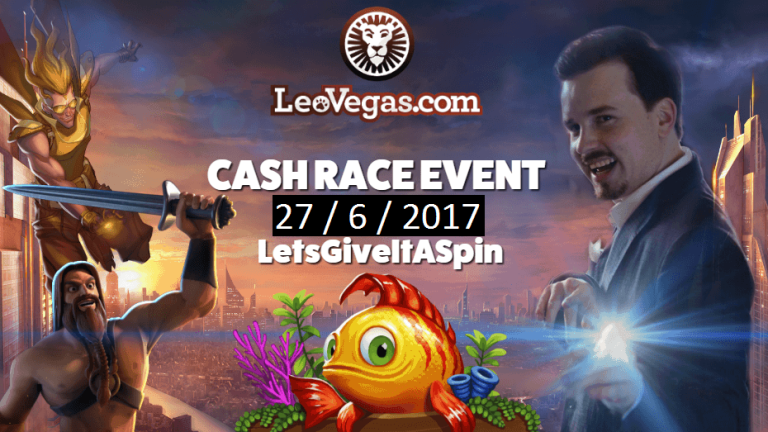 €5000 Cash Race with LetsGiveItASpin and LeoVegas