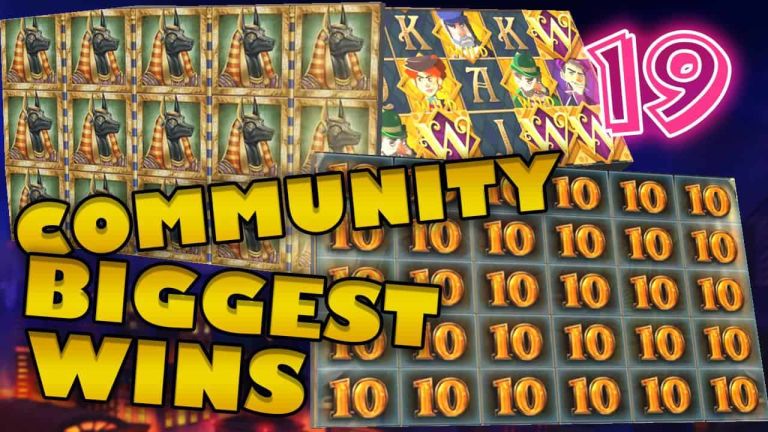 Community Big Wins Slots Compilation Video: #19/2018