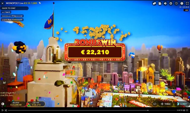 Monster Win on Monopoly Live Two Days After Launch