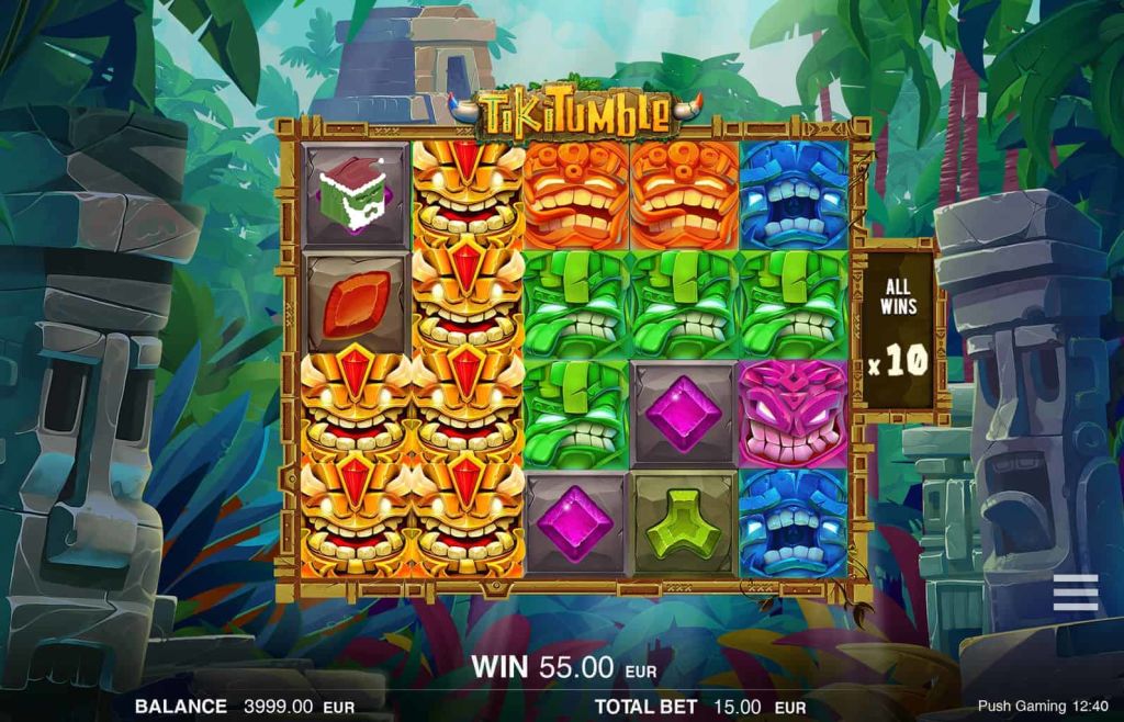 skraber ulovlig Generelt sagt Tiki Tumble slot by Push Gaming: win up to 19000x