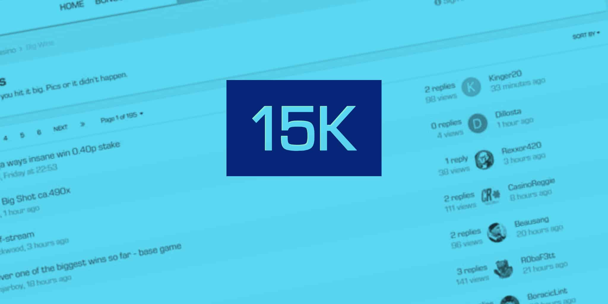 15000 Forum Members
