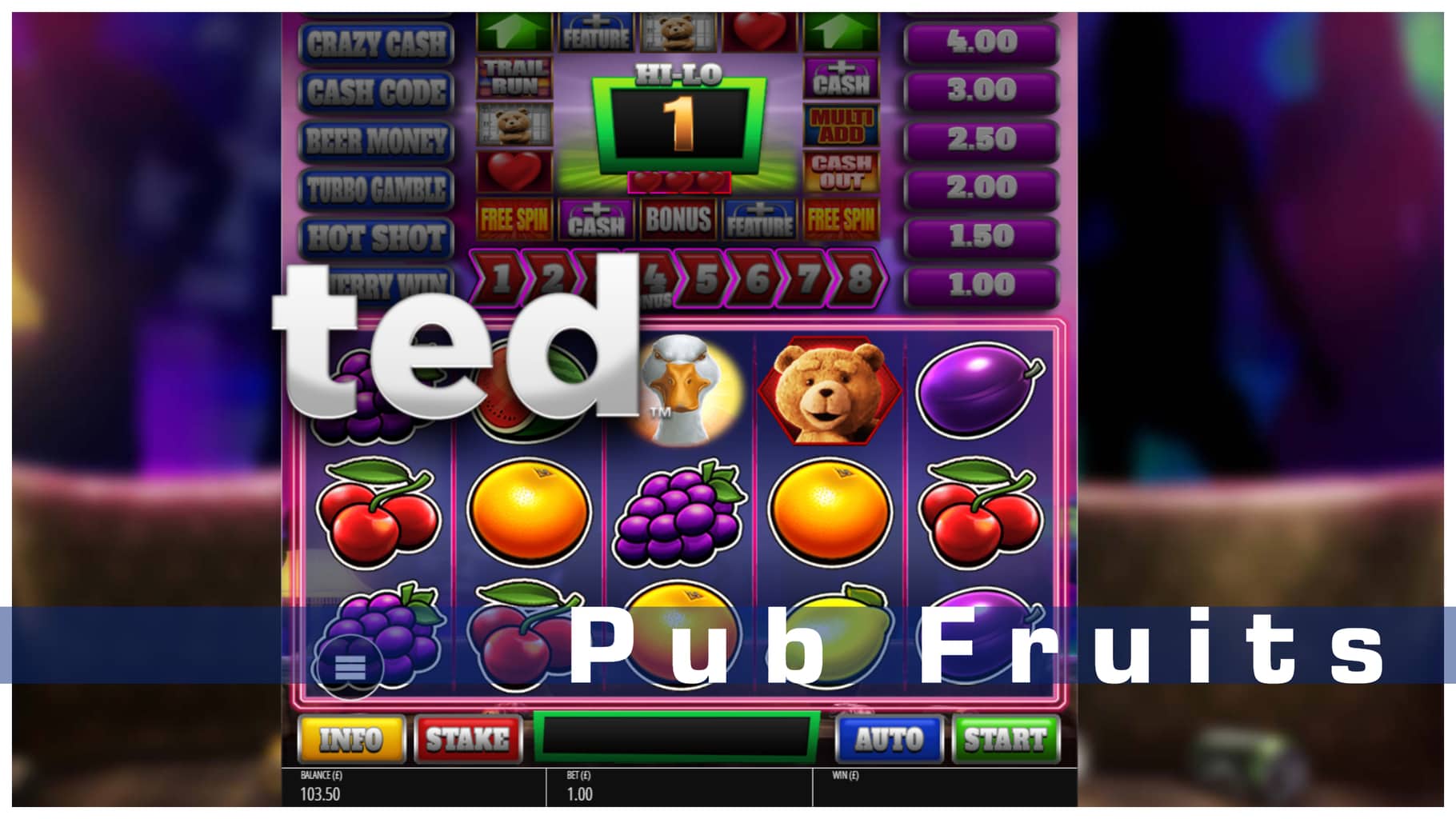 Ted Pub Fruits announced