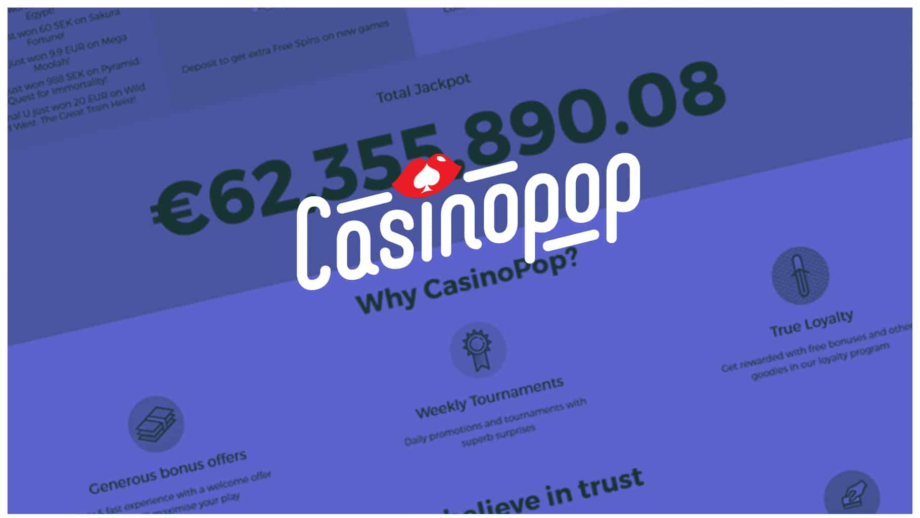 Casinopop Casino: Welcome To a great casino with good deals