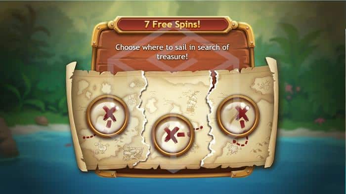 yggdrasil - pirates smugglers paradise. Image showing bonus picking feature