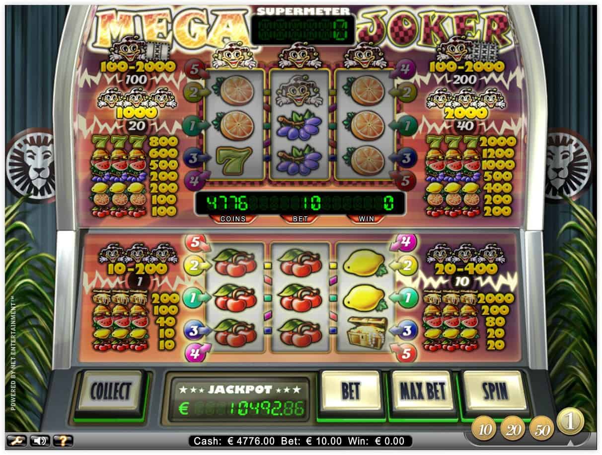 Netent - Mega Joker - Reels - Spin
