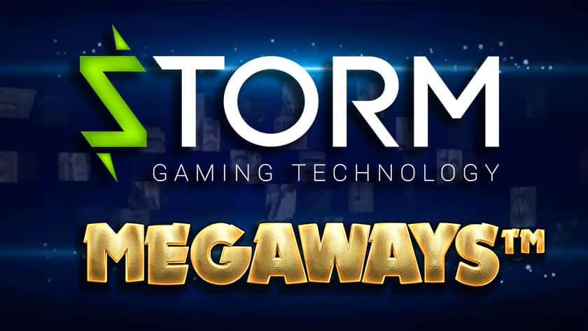 Image showing Storm Gaming logo and Megaways mechanics from BTG