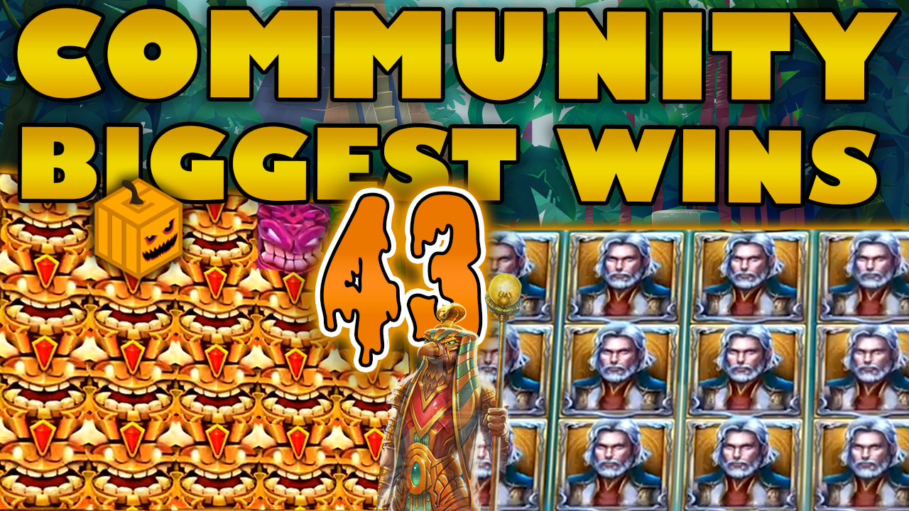 Watch the biggest Casino Streamer Community wins for week 43 2019