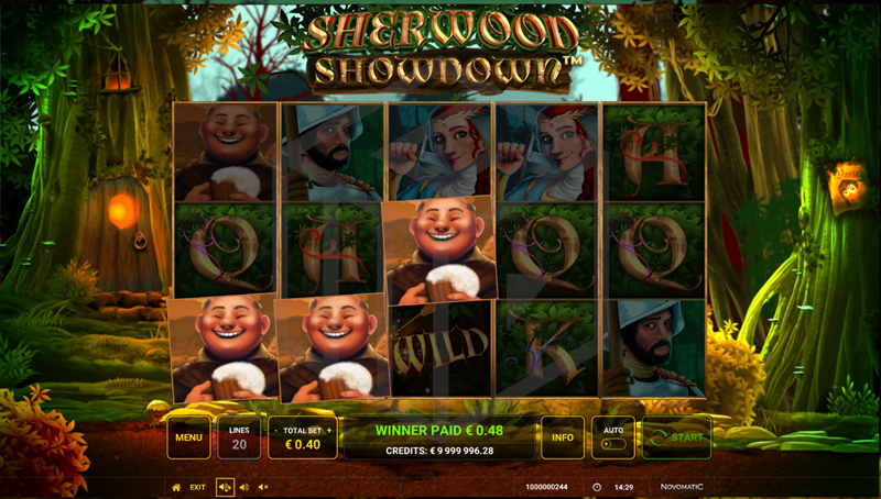 Sherwood showdown slot machine