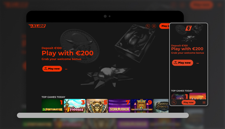 Klirr Casino Official Website: Klirr Casino App herunterladen, Der mobile Einstieg