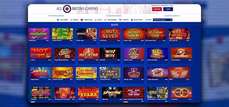 Offizielles All British Casino Review für deutsche Spieler